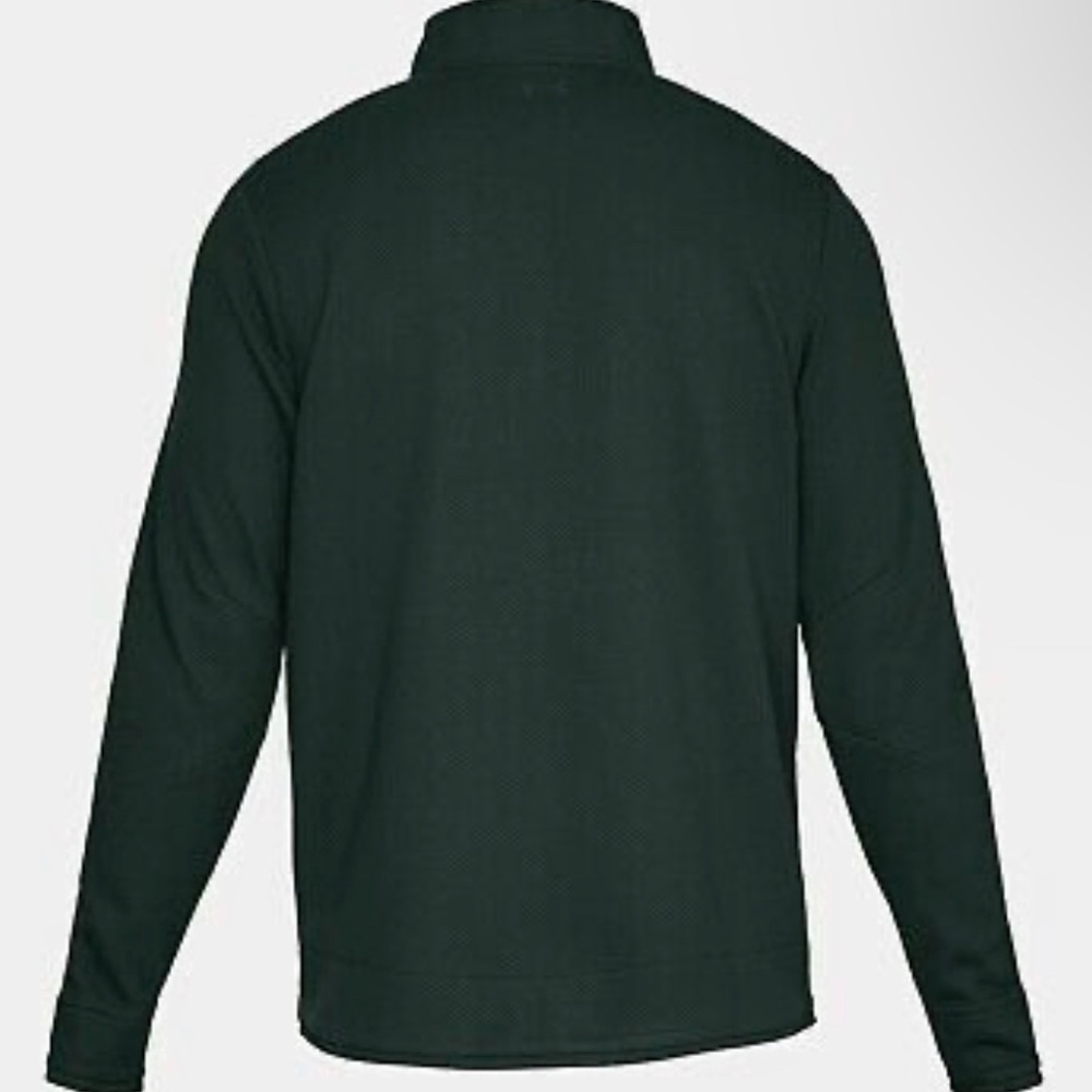 UNDER ARMOUR Storm Mens SweaterFleece Snap Mock Golf Pullover Green Size XXL NEW - Picture 12 of 12